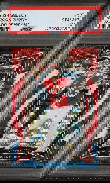 2024 Prizm Tri Color Brock Purdy #37 /299 PSA 10