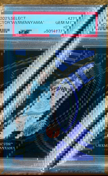 2023 Select Victor Wembanyama Blue 121 PSA 10