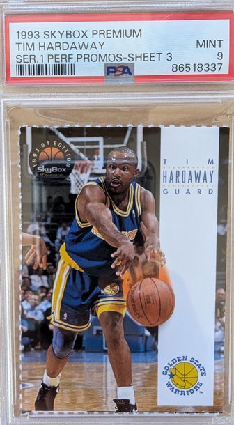 1993 Skybox Promo Tim Hardaway HoF PSA 9