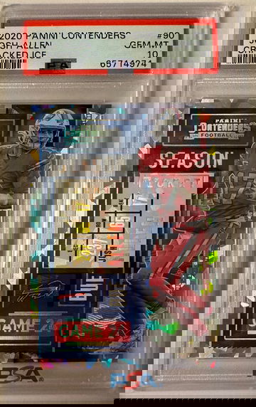 2020 Contenders Josh Allen Cracked ice. Super rare!  01/22 Buffalo Bills