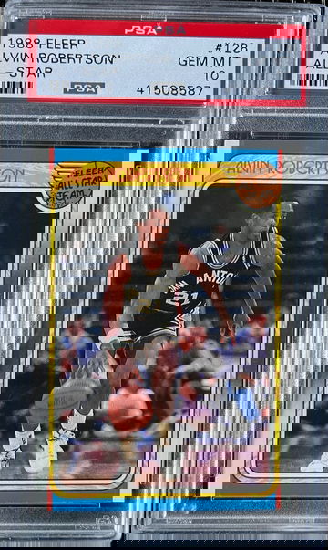 1988 Fleer Basketball All Star #128 Alvin Robertson PSA 10 GEM MINT