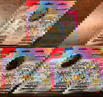 Pokémon Prismatic Evolutions Blister 2-Pack Lot of 3