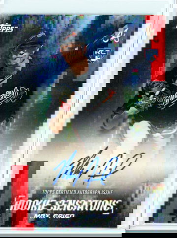 2019 Topps On Demand Rookie Sensations #25-A Max Fried Auto