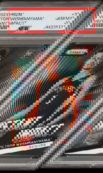 VICTOR WEMBANYAMA- 2023 PANINI PRIZM INSTANT IMPACT- PSA 10