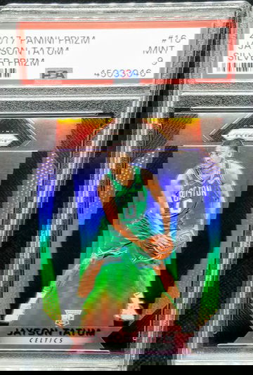 Jayson Tatum 2017 Panini Prizm Silver RC Rookie PSA 9 Mint