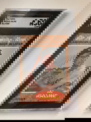 1962 Topps #470 Al Kaline SGC 4.5 Detroit Tigers