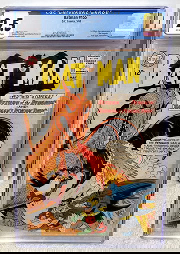 Batman #155 (1963) CGC 2.5 - 1st SA Appearance of the Penguin DC Comics Key