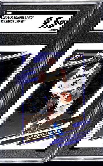 2021-22 Donruss Optic #41 Lebron James SGC 9.5