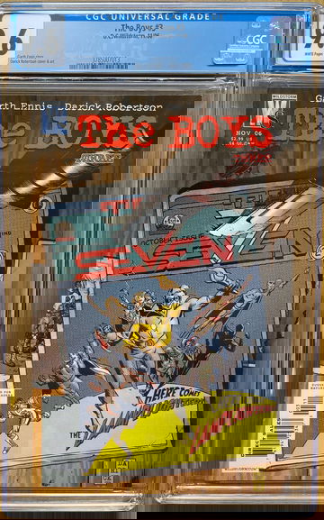 The Boys #3 CGC 9.6 White Pages 1st Appearance of The Seven