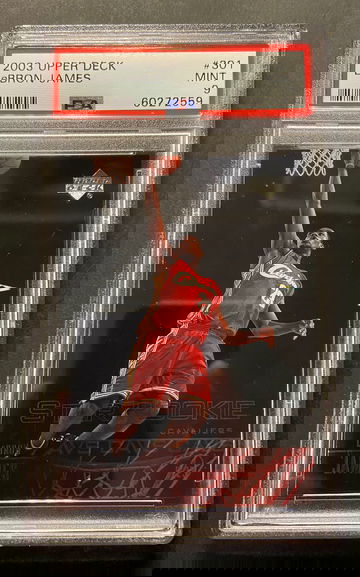 2003 Lebron James upper deck rookie #301 PSA 9