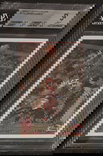 2003-04 Topps Chrome #111 LeBron James BGS 9