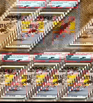 INVESTOR LOT 5 X 1991 O-PEE-CHEE PREMIER NICKLAS LIDSTROM #117 ROOKIE CARD PSA10 GEM MT *SHIPS FROM CANADA*