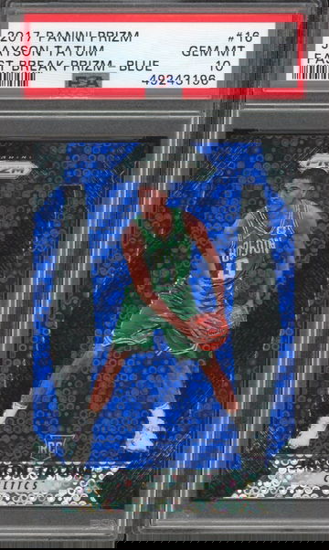 2017 Prizm Fast Break Jayson Tatum Blue