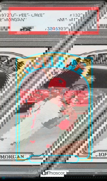 1972 O-Pee-Chee Baseball Joe Morgan #132 PSA 8