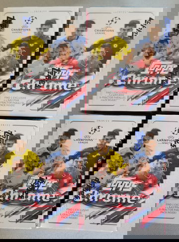 4x Topps Chrome 2020-2021 UEFA Champions League Blasters