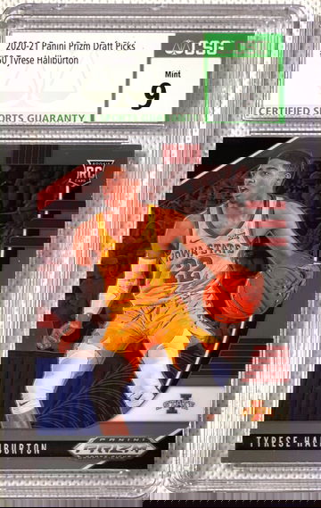 Tyrese Haliburton 2020-21 Panini Prizm Draft Picks RC CSG9 Mint