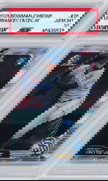 Fernando Tatis Jr 2019 Bowman Chrome PSA 10