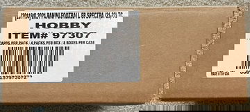 2021 Panini Spectra Football Sealed CASE (8 box)