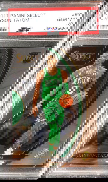 2017 Panini Select Jayson Tatum Concourse Level RC PSA 10 Rookie Card