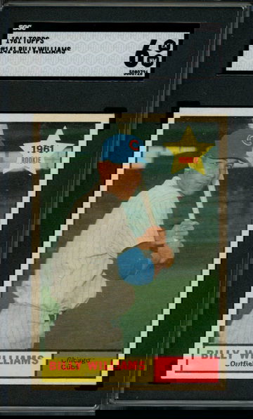 1961 Topps Billy Williams Rookie #141 SGC EX-NM 6
