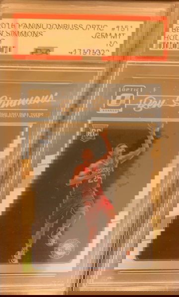 2016 Optic Holo Ben Simmons RC PSA 10
