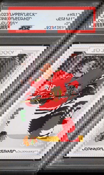 2023 Upper Deck Connor Bedard OPC Glossy PSA 10