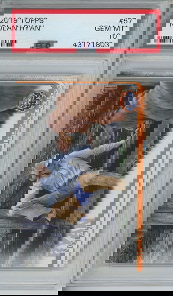 2019 Topps Nolan Ryan SSP PSA 10 #57