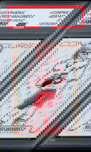 2024 Panini Phoenix Patrick Mahomes Contours Wave PSA 10