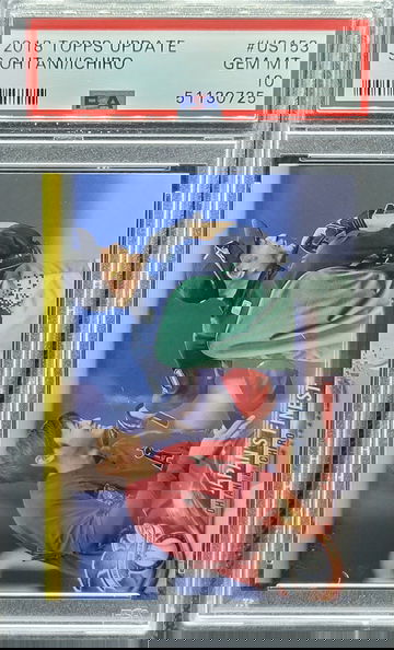 2018 Topps Update #US153 (Japan's Finest) Shohei Ohtani and Ichiro PSA 10