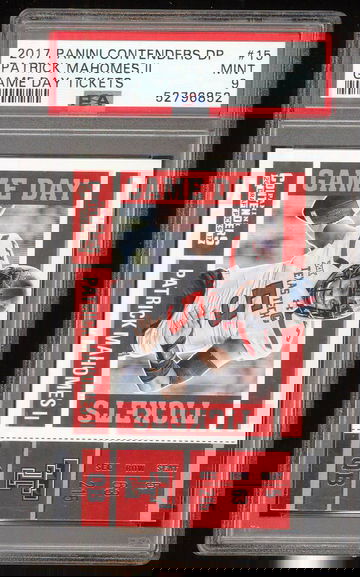 2017 Panini Contenders Patrick Mahomes PSA 9