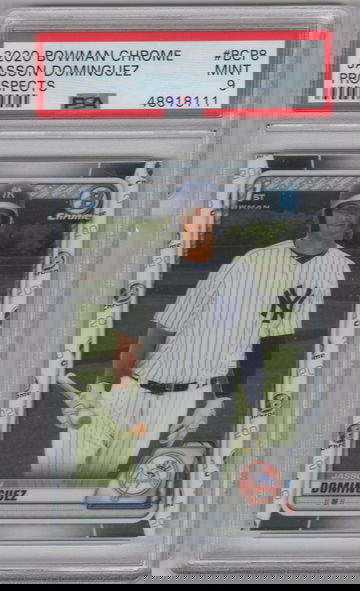 2020 Bowman Chrome Jasson Dominguez PSA 9