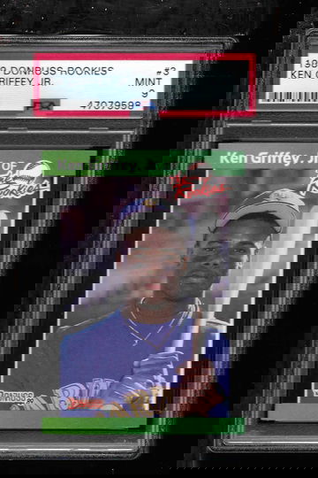 1989 DONRUSS ROOKIES KEN GRIFFEY JR PSA 9