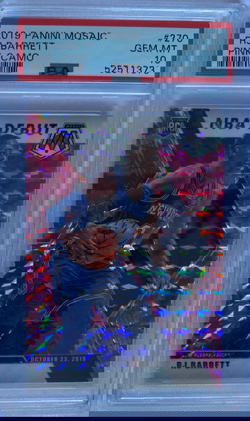 2019 Panini Mosaic RJ Barrett Pink Camo PSA 10