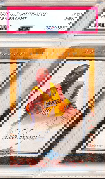 2007 Upper Deck Artifacts #40 Kobe Bryant PSA 9