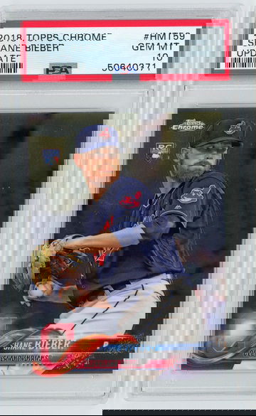 2018 Topps Chrome Update Shane Bieber