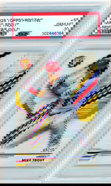 2024 Topps Pristine #8 Mike Trout Pristine Gold PSA 10 GEM MINT!