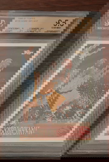 1996-97 Topps Kobe Bryant Rookie BGS 9.5