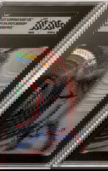 2017 Bowman High Tek Rhys Hoskins Rookie Auto SGC 10/10