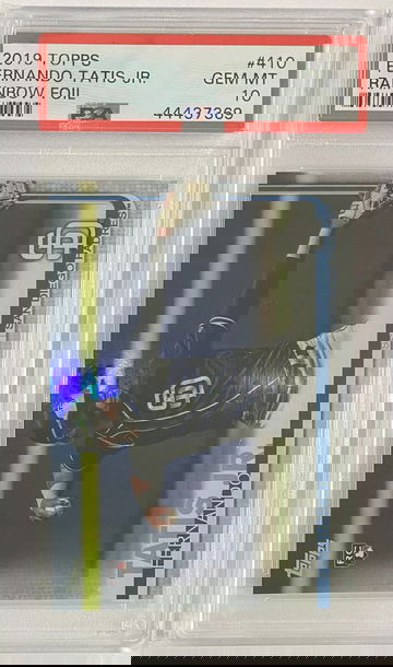 Fernando Tatis Jr. 2019 Topps #410 Rainbow Foil PSA 10