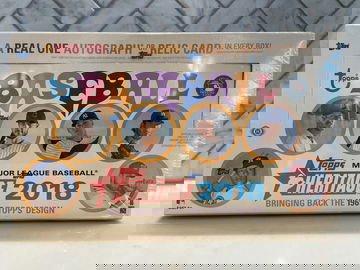 2018 Topps Heritage Baseball Factory Sealed HOBBY Box-AUTOGRAPH/MEM+BOX LOADER!