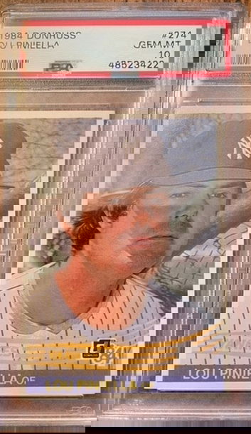 Lou Piniella 1984 Donruss #274 PSA 10 Gem Mint