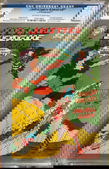 JUSTICE LEAGUE OF AMERICA #60 CGC 9.6 -- O/w to WHITE; EARLY BATGIRL; CONWAY LTR