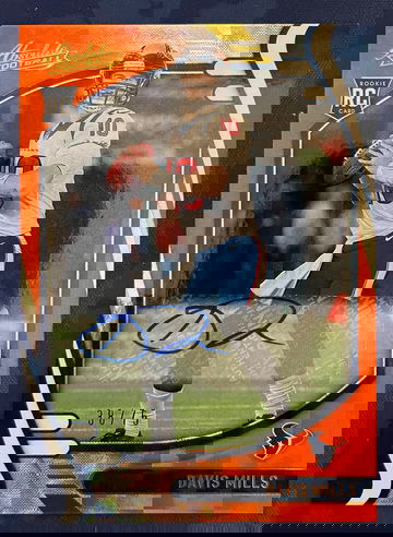 2021 Panini Absolute Davis Mills Rookie Auto #/75