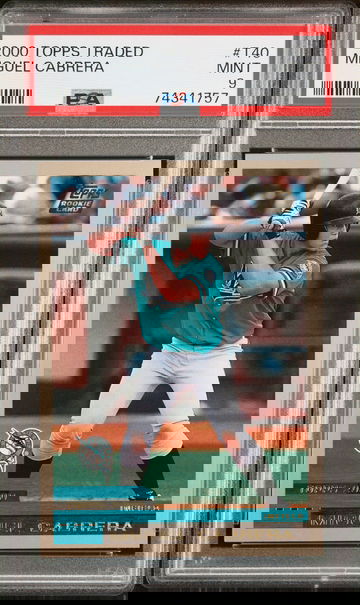 2000 Topps Traded Miguel Cabrera #T40 PSA 9