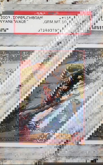 2003 Topps Chrome DWYANE WADE PSA 10