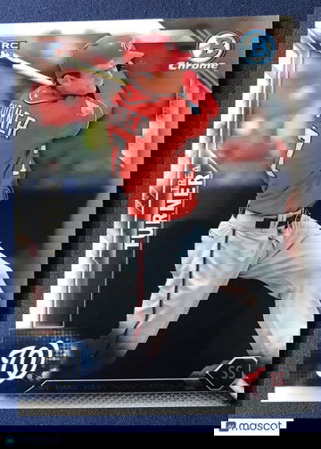 TREA TURNER 2016 Bowman Chrome Rookie Card #51 RC Washington Nationals