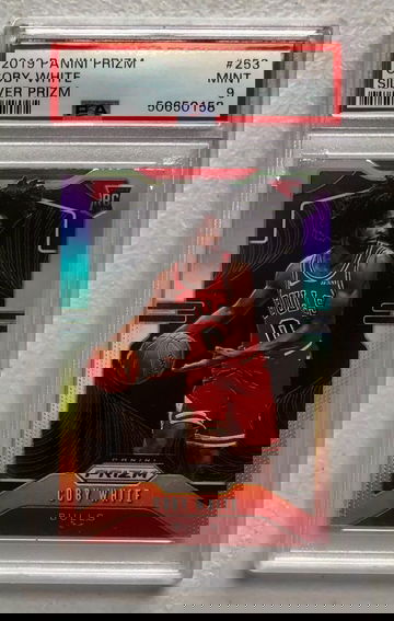 2019 Coby White Silver Prizm PSA 9