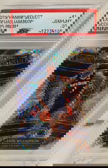 ZION WILLIAMSON PSA 10 2019 SELECT SCOPE PRIZM