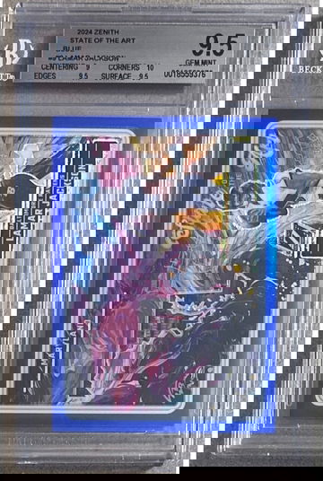 2024 Panini Zenith Lamar Jackson State of the Art Blue /25