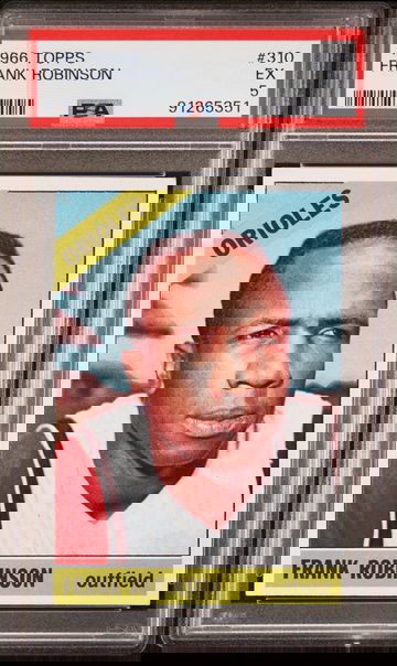 1966 Topps #310 Frank Robinson PSA 5 HOF MVP